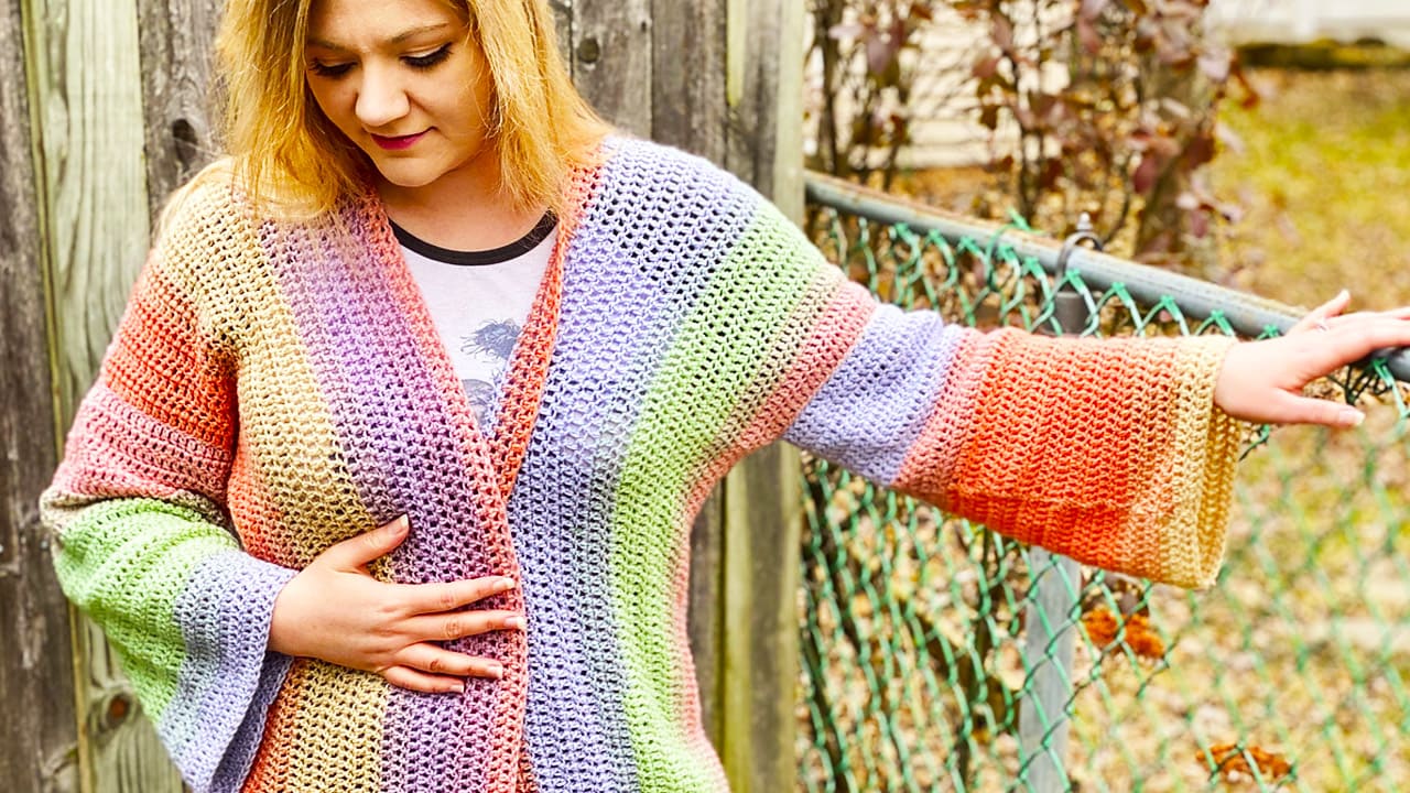19 Stylish and Easy Crochet Cardigan Free Pattern (1)