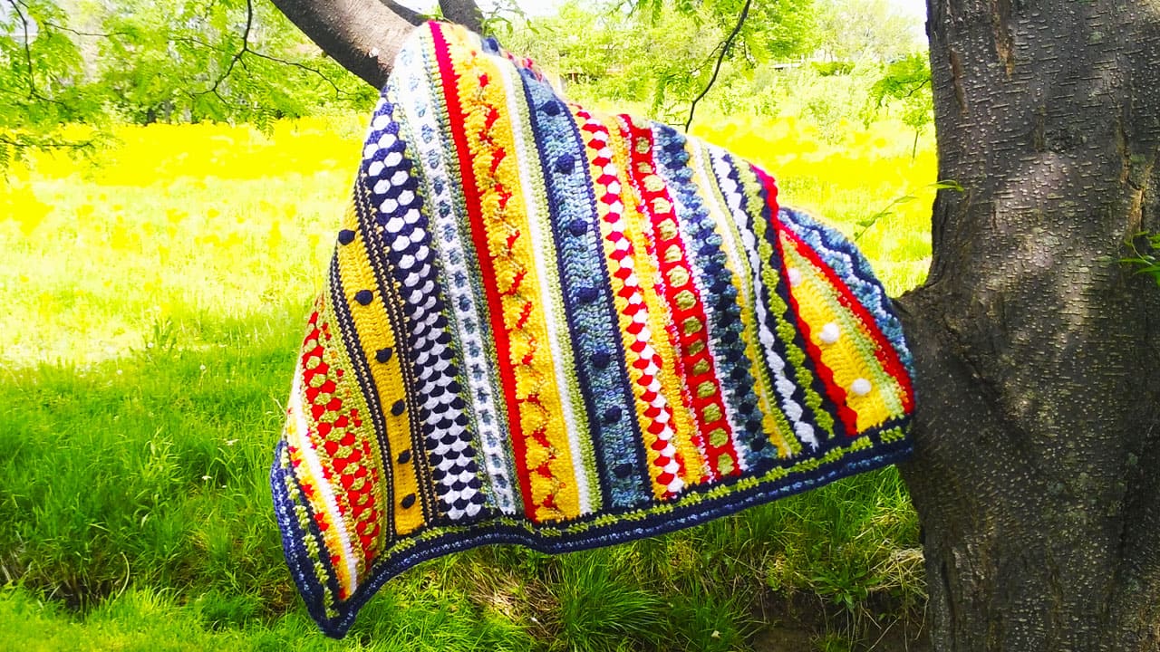 25 Cute Crochet Blanket Colorful Free Patterns (2)