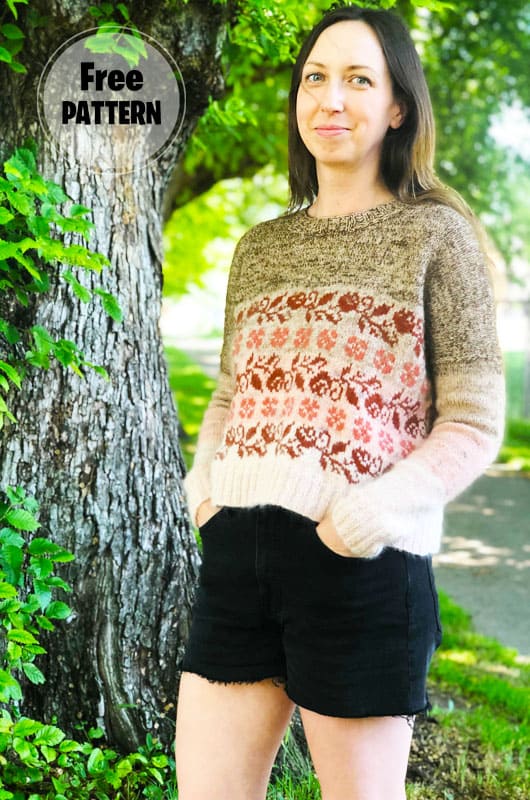 All Together Knitting Sweater PDF Pattern