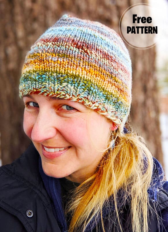 Amanda Knitting Hat Free PDF Pattern