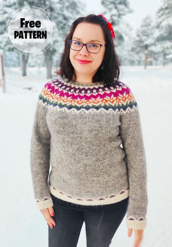 Anniversary Sweater Crochet PDF Pattern
