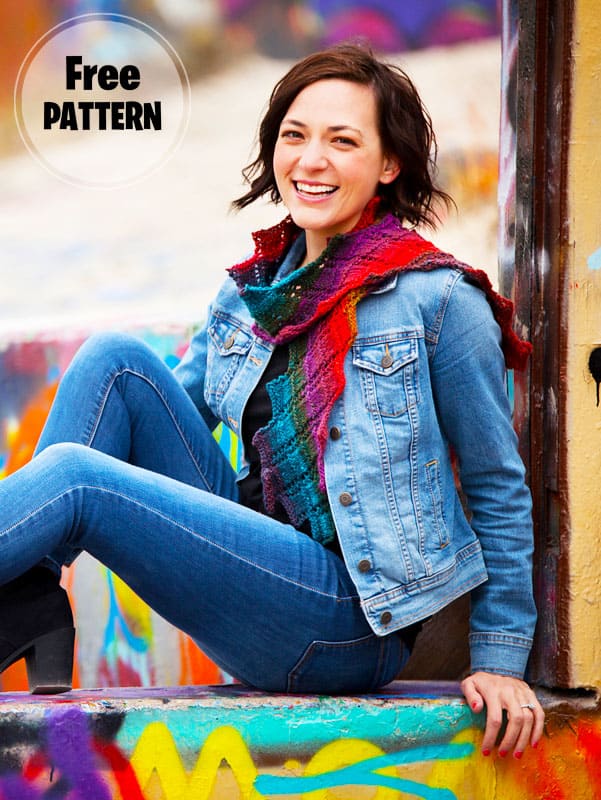 Argosy Stylish Knitting Scarf PDF Pattern