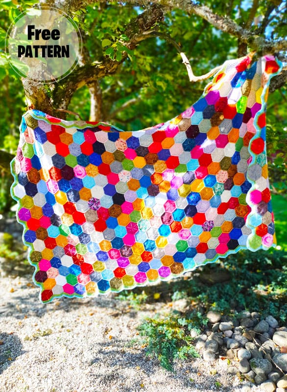 Awesome Weekender Crochet Blanket PDF Free Pattern
