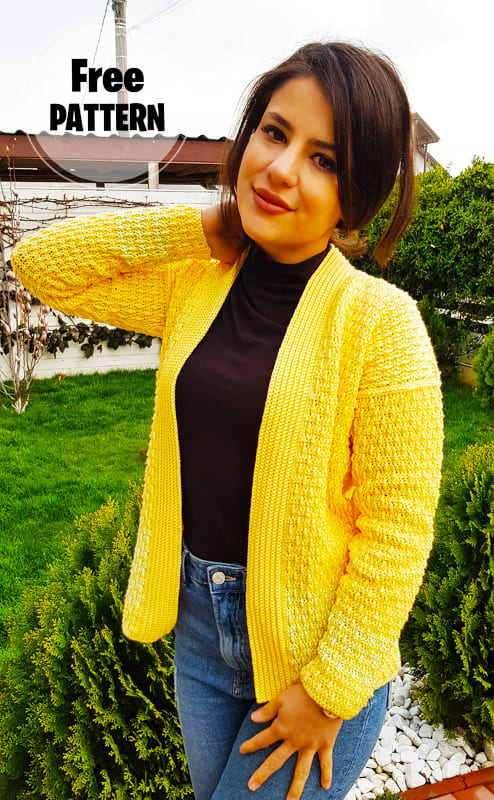 Cardigan for spring and autumn Pattern Video Tutorial