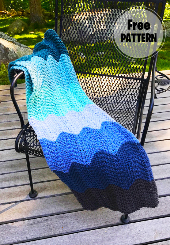 Chevron Baby Blanket Crochet Free Pattern