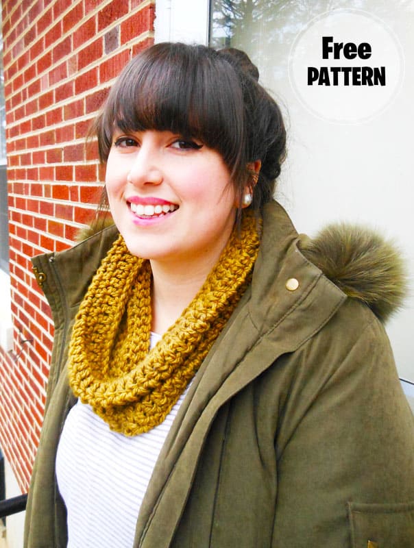 Convertible Crochet Cowl Free Pattern
