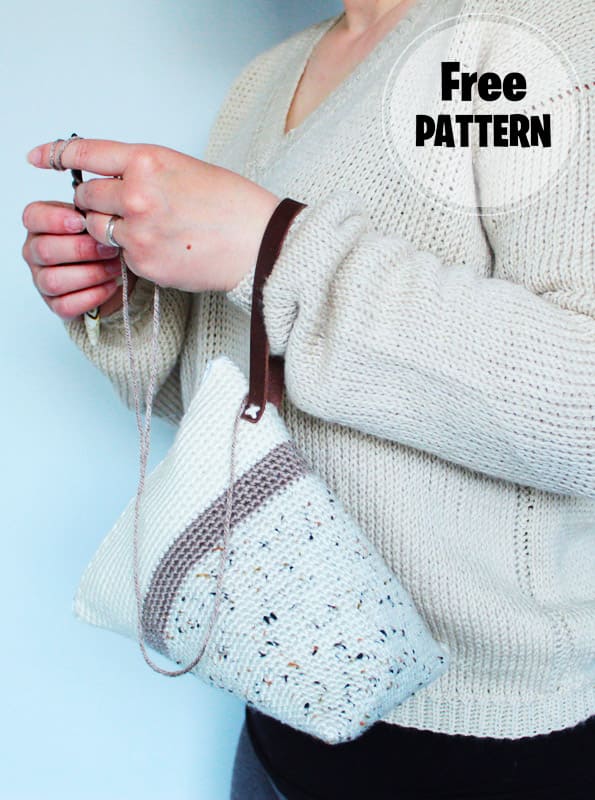 Crochet Wedge Project Bag Free Pattern