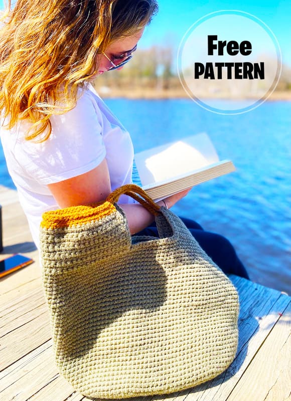 Cute Carryall Book Bag PDF Pattern