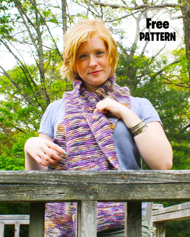 Easy Scarf for Beginners Tutorial Free Pattern