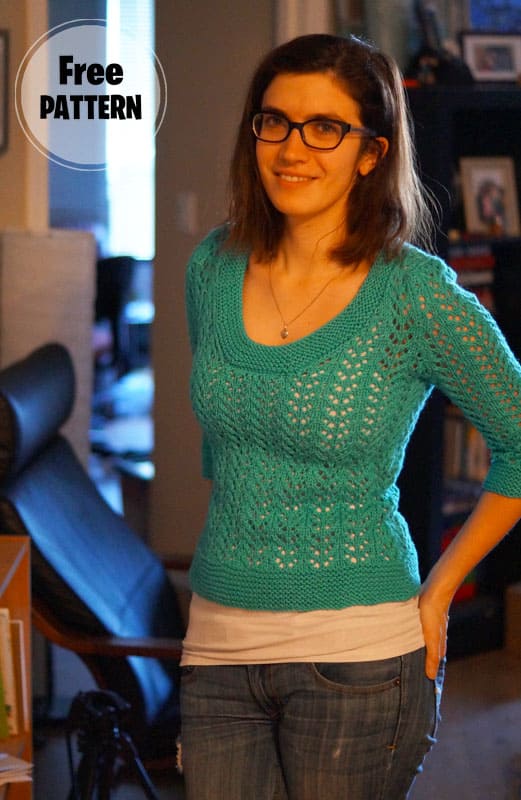 February Fitted Pullover Free PDF Pattern
