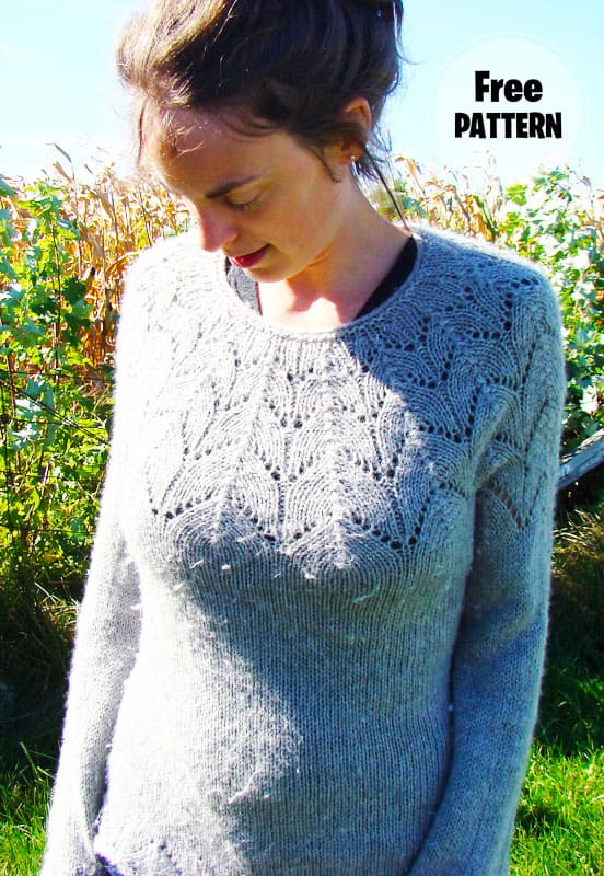 Fox Sweater For Autumn PDF Free Pattern