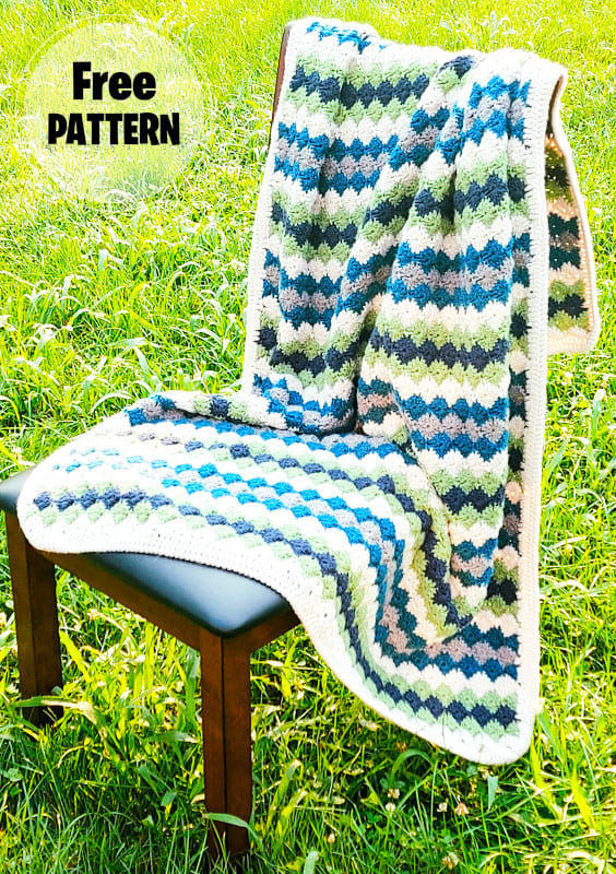 Greenway Crochet Blanket Free PDF Pattern