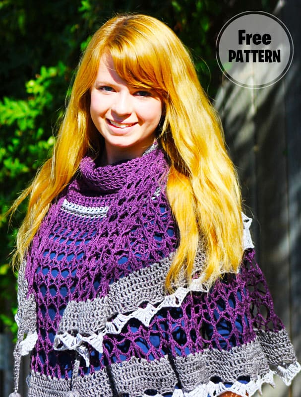 Juliana Crochet Shawl PDF Free Pattern