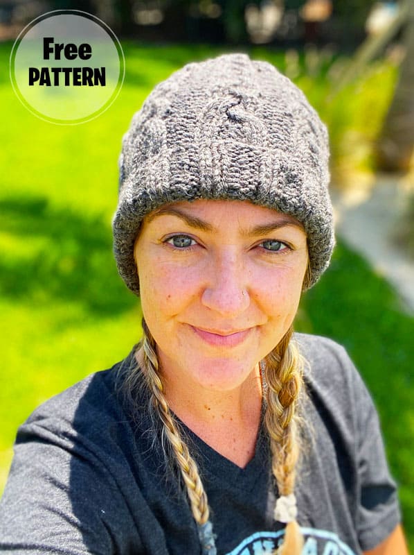 Lopi braided knitting hat free PDF Pattern