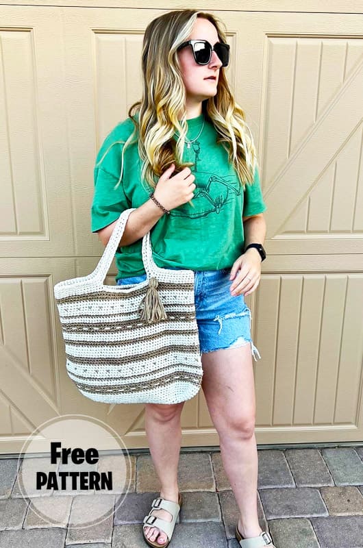 Lucy Crochet Tote Bag Free Pattern