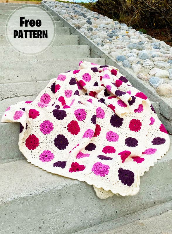 Maybelle Baby Crochet Blanket Free PDF Pattern