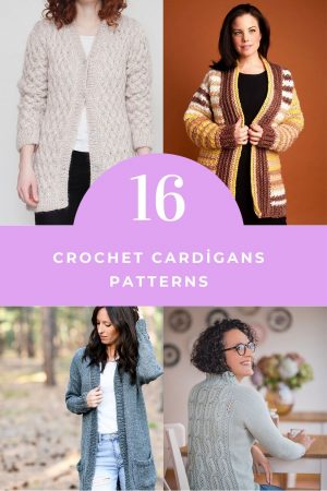 16 Stylish Crochet Cardigans and Patterns Ideas | Amelia's Crochet World