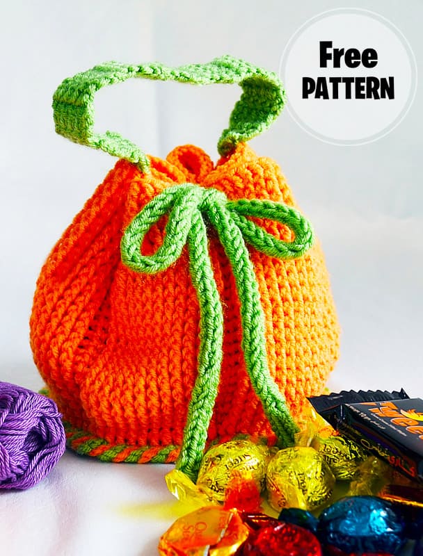 Pumpkin Halloween Crochet Bag Free Pattern