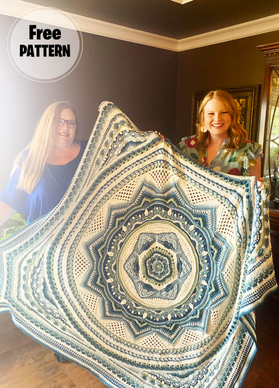 Sacred Space Crochet Blanket Free Pattern