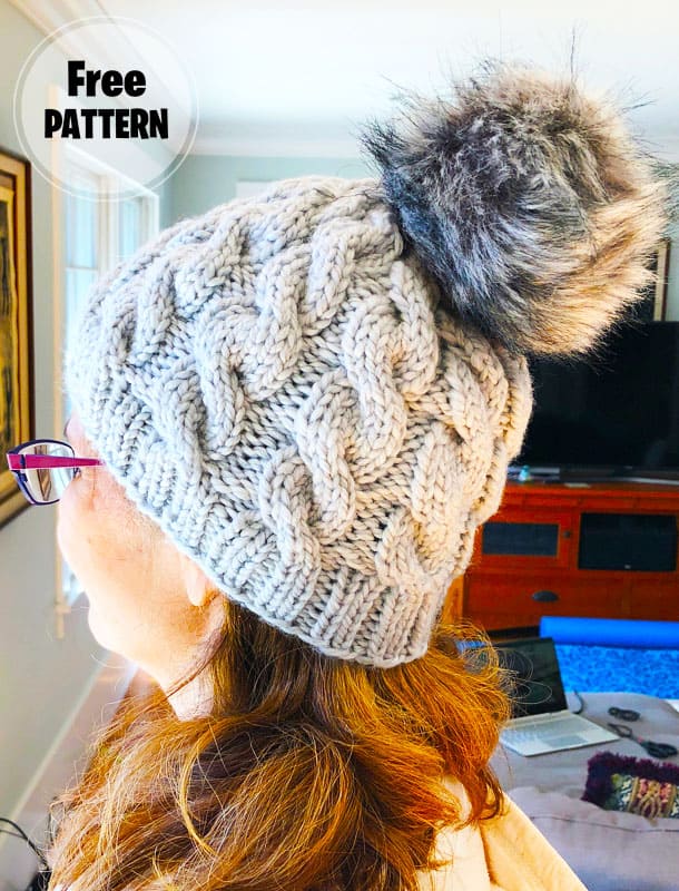 Snappy Knitting Hat Free PDF Pattern