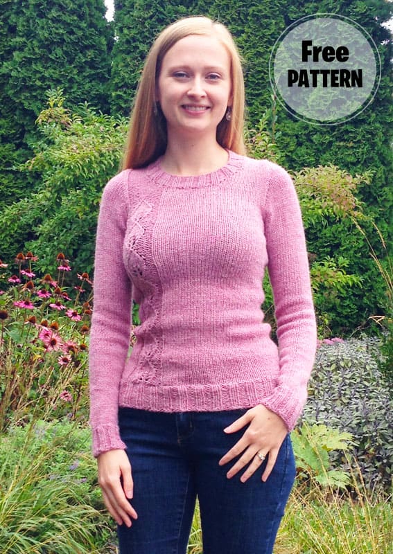 Waiting For Spring Pink Sweater PDF Free Pattern
