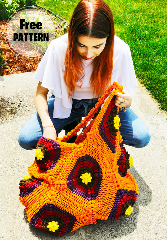 Wednesday Cal Tote Crochet Bag Pattern