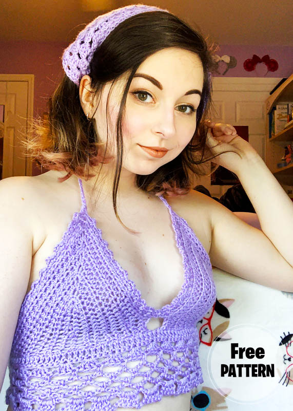 Crochet Country Halter Top Free Pattern (1)