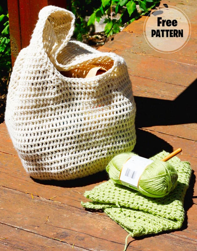 Easy Beach Tote Crochet Bag Free Pattern (2)