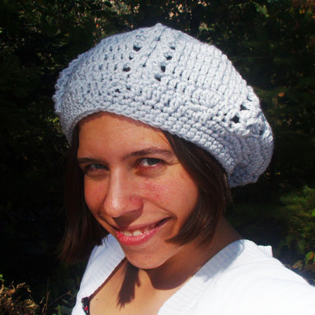 Bonita Crochet Grey Hat Free Pattern (2)