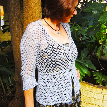 Buttercup Crochet cardigan for Spring Free Pattern (1)