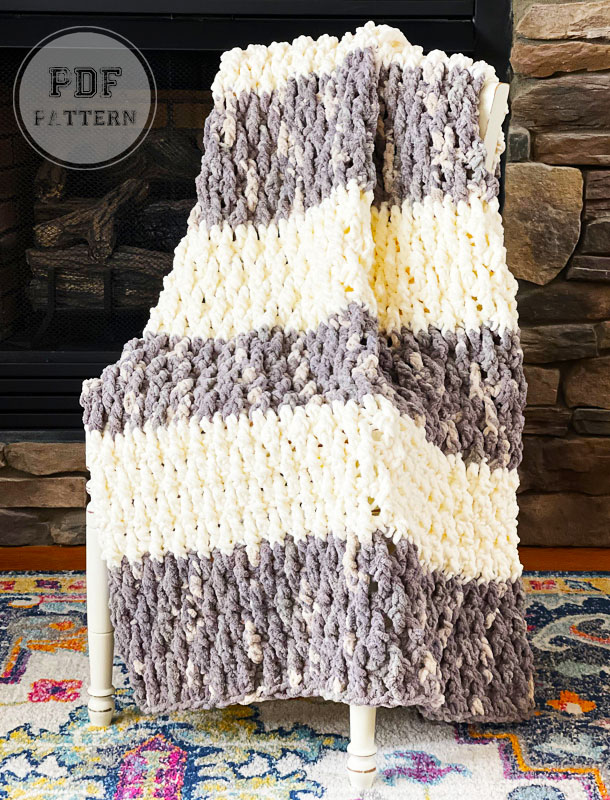 Crochet Lush Plush Free Blanket Pattern (2)