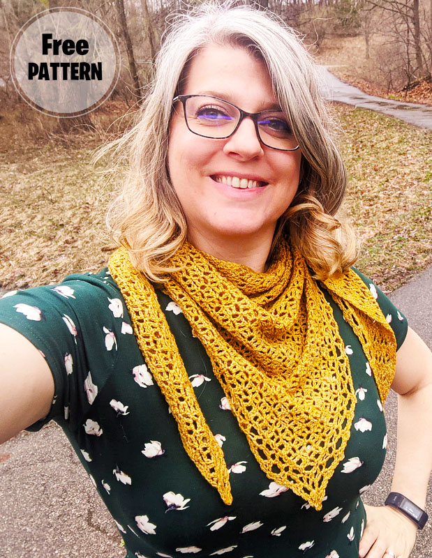 Crochet Shawlette for Summer Free Pattern (2)