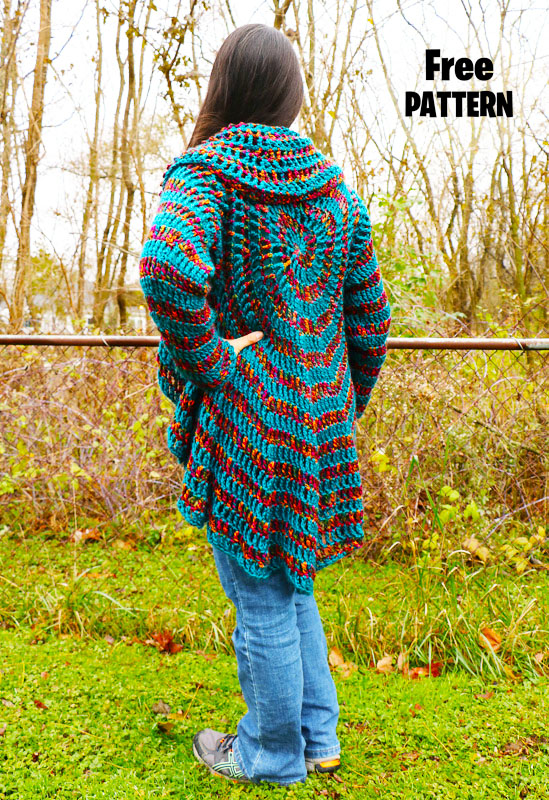 Gypsy Blue Crochet Cardigan Free Pattern (2)
