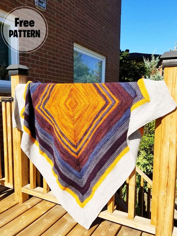 Easy Moss Stitch Free Crochet Baby Blanket Pattern 