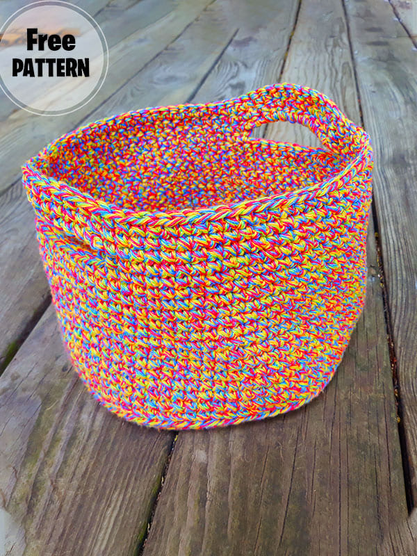 Great Helper Free Crochet Basket Pattern PDF