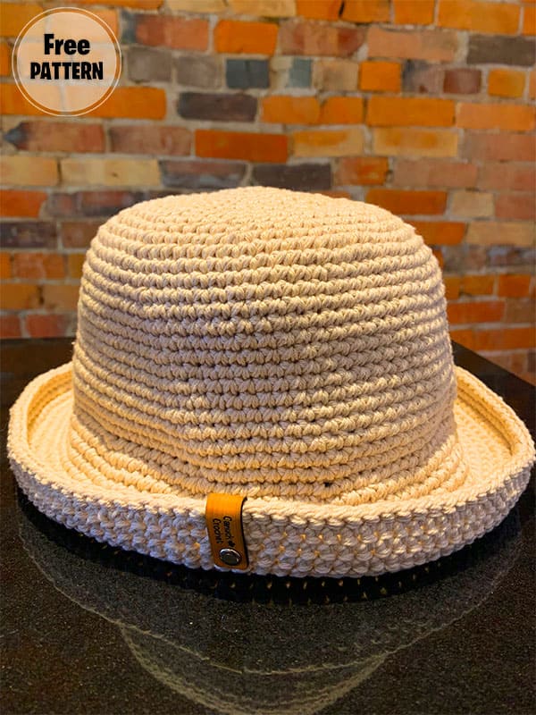 Basic Beginner Free Bucket Hat Crochet Pattern