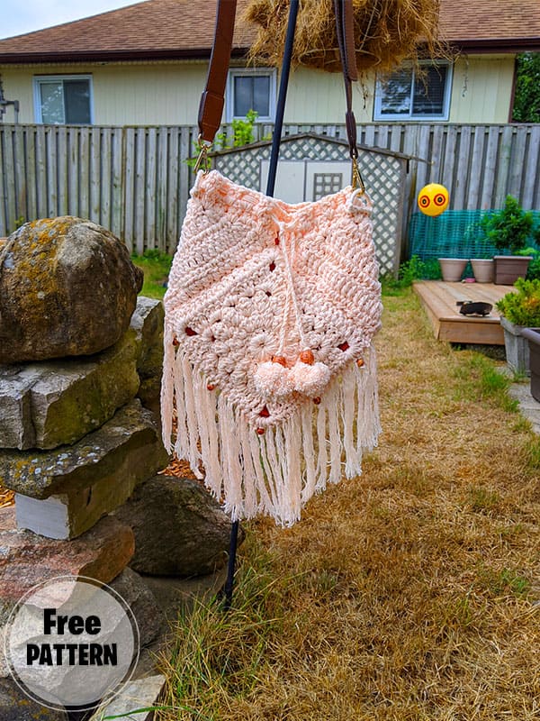 Bohemian Tote Bag Crochet Free Pattern