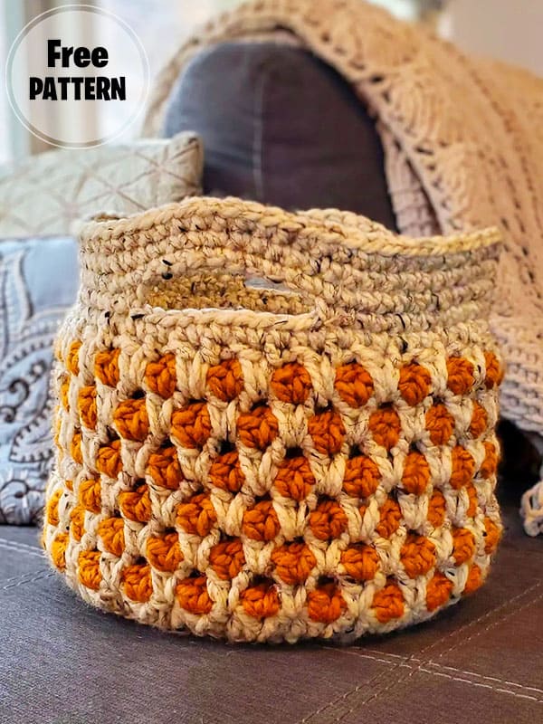 Little Moroccan Free Crochet Pattern For Basket