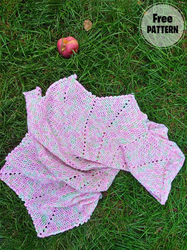 Star Beginner Free Crochet Baby Blanket Pattern