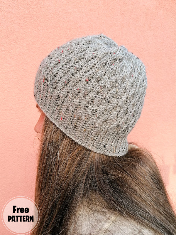 Grey Cute Crochet Christmas Hat Pattern Free 