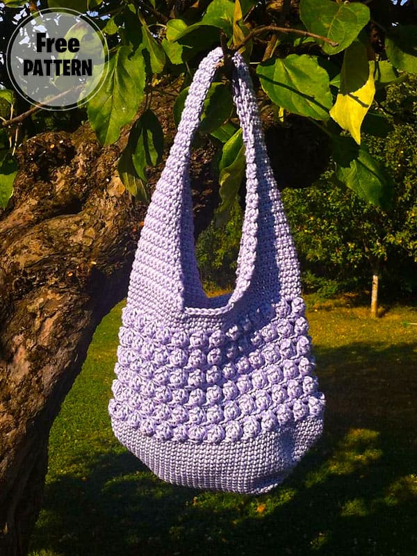 Blackberry Free Crochet Tote Bag Pattern
