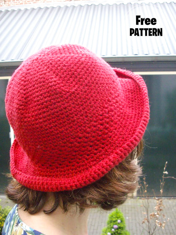 Winter Crochet Bucket Hat Free Pattern