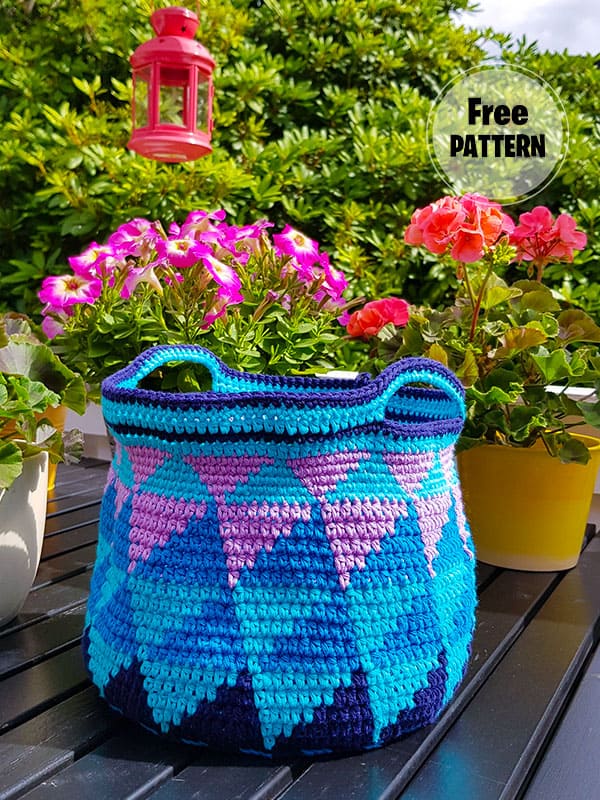 Big Casual Free Crochet Tote Bag Pattern