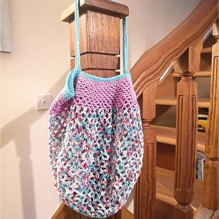 Beautiful Crochet Mesh Market Bag Pattern Free